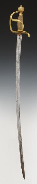 Photo 2 : SABRE DE LA 16ème COMPAGNIE DES GRENADIERS DE FRANCE, Ancienne Monarchie (vers 1750-1767), réutilisé à partir de 1756 par les Grenadiers Royaux. 30305