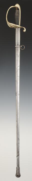 Photo 2 : SABRE D'OFFICIER D'INFANTERIE, modèle 1882, Troisième République. 33908
