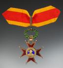 Photo 2 : CROIX DE CHEVALIER DE L'ORDRE DE SAINT GRÉGOIRE LE GRAND, ORDRE DU SAINT SIÈGE, À TITRE MILITAIRE, second type. XXème siècle. 33992