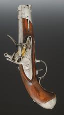 Photo 2 : PISTOLET DEMI-ARÇON DE GENDARMERIE, modèle an 9. Premier Empire. 34598
