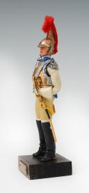 Photo 4 : MARCEL RIFFET - FIRST EMPIRE CARABINIER OFFICER: dressed figurine, 20th century. 26435