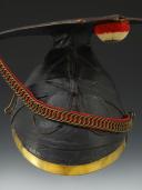 Photo 4 : LANCIER OFFICER'S CZAPSKA, undress, model 1858, Second Empire. 26947