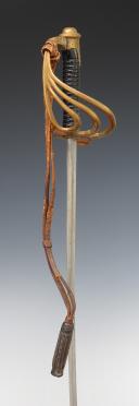 Photo 4 : LIGHT CAVALRY OFFICER'S SABER, type 1822, Third Republic, circa 1914-1940. 29159
