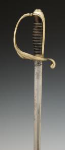 Photo 4 : SABRE D'OFFICIER D'INFANTERIE, modèle 1882, Troisième République. 33908
