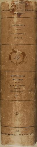 Photo 5 : PELLET - " Mémoires Militaires relatifs à la Sucession d'Espagne sous Louis XIV " - 1 Tomes - Paris - 1811