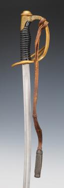 Photo 5 : LIGHT CAVALRY OFFICER'S SABER, type 1822, Third Republic, circa 1914-1940. 29159
