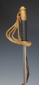 Photo 6 : LIGHT CAVALRY OFFICER'S SABER, type 1822, Third Republic, circa 1914-1940. 29159