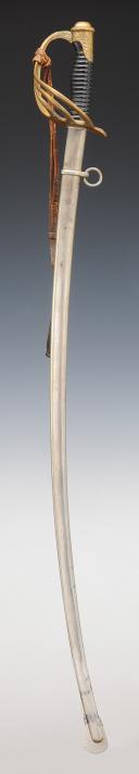 Photo 7 : LIGHT CAVALRY OFFICER'S SABER, type 1822, Third Republic, circa 1914-1940. 29159