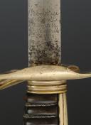 Photo 7 : SABRE D'OFFICIER D'INFANTERIE, modèle 1882, Troisième République. 33908