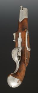 Photo 7 : PISTOLET DEMI-ARÇON DE GENDARMERIE, modèle an 9. Premier Empire. 34598