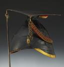 Photo 8 : LANCIER OFFICER'S CZAPSKA, undress, model 1858, Second Empire. 26947