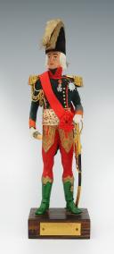 Photo 1 : MARCEL RIFFET - MARÉCHAL BESSIÈRES PREMIER EMPIRE : figurine habillée, XXème siècle. 26430