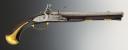 ARQUEBUSE PISTOL FOR CAVALRY AND DRAGOONS, model 1733, repurposed for the Navy on the ship "L'Intrépide", Old Monarchy (around 1740-1741). 30411