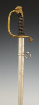 SABRE D'OFFICIER D'INFANTERIE, type 1855, Troisième République. 33907-1