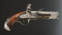 PISTOLET DEMI-ARÇON DE MARÉCHAUSSÉE, modèle de 1770. Ancienne Monarchie, règne de Louis XVI. 34599