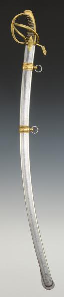 Photo 2 : LIGHT CAVALRY OFFICER'S SABER, First Empire. 27374LAM