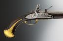Photo 2 : PISTOLET D'ARÇON POUR LA CAVALERIE ET LES DRAGONS, modèle 1733, reversé à la Marine sur le vaisseau « L'Intrépide », Ancienne Monarchie (vers 1740-1741). 30411