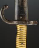 Photo 2 : YATAGAN BAYONET SABER, Chassepot model, Third Republic. 32243