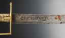 Photo 3 : INFANTRY SWORD OF A REGIMENT OF FOOT GRENADIERS, called a briquet, model 1776, from the Revolution. 28818