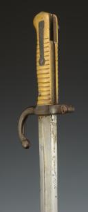 Photo 4 : YATAGAN BAYONET SABER, Chassepot model, Third Republic. 32243