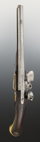 Photo 5 : PISTOLET D'ARÇON POUR LA CAVALERIE ET LES DRAGONS, modèle 1733, reversé à la Marine sur le vaisseau « L'Intrépide », Ancienne Monarchie (vers 1740-1741). 30411