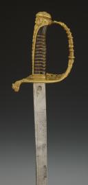 Photo 6 : NAVY OFFICER'S SWORD, model 1853 modified 1870, by the swordsmith BACKES ET DELACOURT, Third Republic. 32645