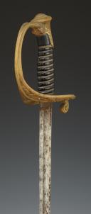 Photo 7 : SABRE D'OFFICIER D'INFANTERIE, modèle 1845, Monarchie de Juillet. 29389-1