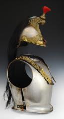 Photo 8 : HELMET AND BREATHER TROUP OF CUIRASSIERS, model 1872 modified 1874, Third Republic. 29156