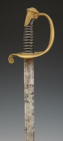 Photo 8 : SABRE D'OFFICIER D'INFANTERIE, modèle 1845, Monarchie de Juillet. 29389-1