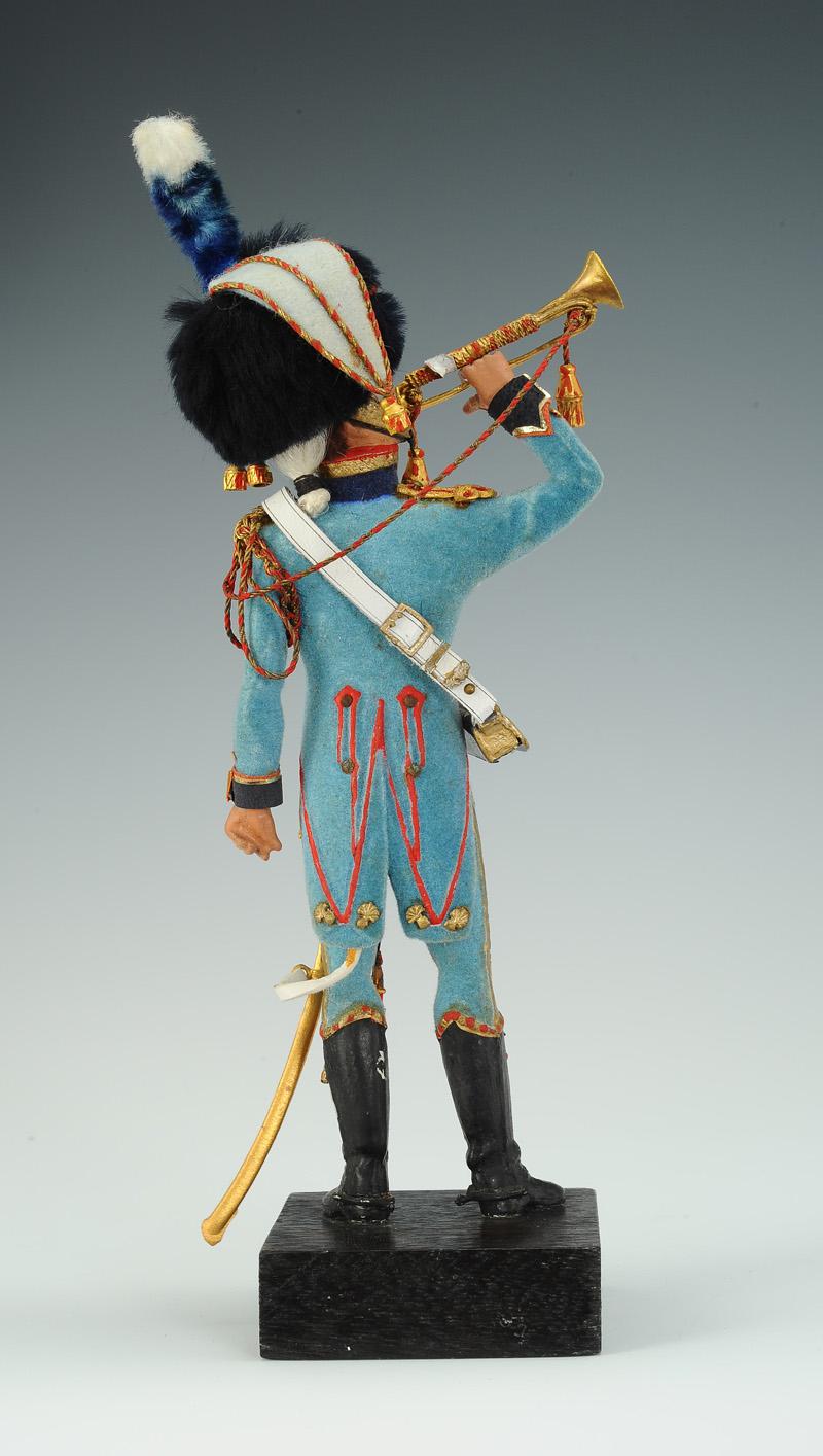 Figurine miniature musique : Figurine trompette en bois