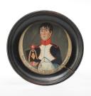 Photo 1 : JOSSE DENIS LE COEUR SOLDAT DU 59ème RÉGIMENT D'INFANTERIE, Premier Empire : portrait miniature. 17194
