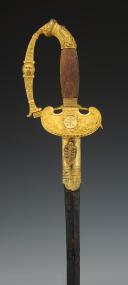 NAVAL OFFICER'S SWORD, First Restoration, modified for the Hundred Days period. 30303