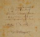 Great Army. AUTOGRAPH LETTER FROM SOLDIER BAUCHE, horse chasseur of the 7th Company of the Imperial Guard, TO HIS FATHER (living in Lardy), Gros Falkenau, April 20th, 1807. 18855-21.