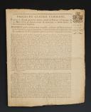 Conseil de Guerre - 1ère Division Militaire. PROCÈS DU GÉNÉRAL CAMBRONNE : JUGEMENT QUI LE DÉCLARE NON COUPABLE. 18906-48