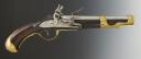 PISTOLET D'ARÇON POUR LA CAVALERIE ET LES DRAGONS, modèle de 1766. Ancienne Monarchie, règne de Louis XVI. 34600