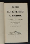 Un mot sur les remontes et sur la cavalerie en réponse à la brochure de M. le général de La Roche-Aymon