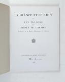 Photo 2 : Catalogue de l’Exposition - " La France et le Rhin et les trésors du Musée de l’Armée" – mai - septembre 1947
