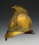 Photo 2 : HELMET OF FIREFIGHTERS OF THE COMMUNE OF CONCHIL LE TEMPS, type 1885 known as Campagnard, Third Republic. 25192