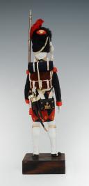 Photo 3 : MARCEL RIFFET - GRENADIER DE LA GARDE IMPÉRIALE PREMIER EMPIRE : figurine habillée, XXème siècle. 26431