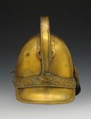 Photo 3 : HELMET OF FIREFIGHTERS OF THE COMMUNE OF CONCHIL LE TEMPS, type 1885 known as Campagnard, Third Republic. 25192