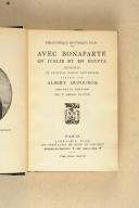Photo 3 : DUFOURCQ ALBERT - Avec Bonaparte en Italie et en Égypte.