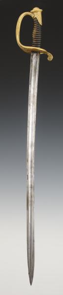 Photo 3 : SABRE D'ADJUDANT D'INFANTERIE, modèle 1845, Troisième République. 33906