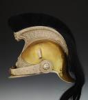 Photo 4 : CASQUE TROUPE DE GENDARMES À CHEVAL, modèle 1912, Troisième République. 27810