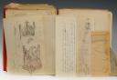Photo 4 : SIX SKETCHBOOKS AND SKETCHES BY LUCIEN ROUSSELOT, 20th century. 33189