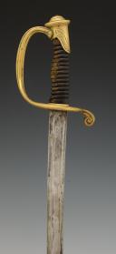 Photo 4 : SABRE D'ADJUDANT D'INFANTERIE, modèle 1845, Troisième République. 33906