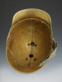 Photo 5 : HELMET OF FIREFIGHTERS OF THE COMMUNE OF CONCHIL LE TEMPS, type 1885 known as Campagnard, Third Republic. 25192