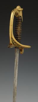 Photo 5 : SABRE D'ADJUDANT D'INFANTERIE, modèle 1845, Troisième République. 33906