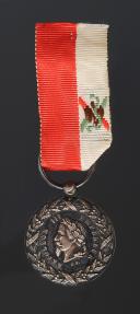 RÉDUCTION DE LA MÉDAILLE COMMÉMORATIVE DE LA CAMPAGNE D'ITALIE, créée en 1859, Second Empire. 26870-5