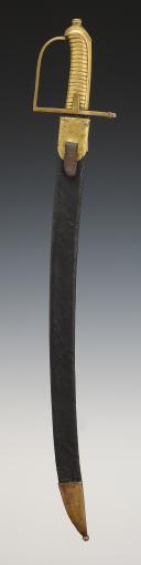 Photo 1 : SABRE D'INFANTERIE D'UN RÉGIMENT DE GRENADIERS À PIED, dit briquet, modèle 1776, Ancienne Monarchie. 29497
