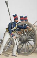 Photo 2 : 1830. Garde Royale. Régiment d'Artillerie.Batterie à Cheval.